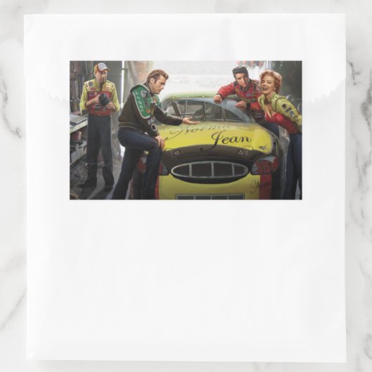 Sticker Rectangulaire Vitesse éternelle (Sac)