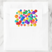 Sticker Rectangulaire Vivid Blockscape (Sac)