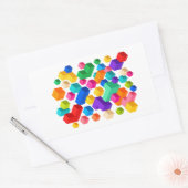 Sticker Rectangulaire Vivid Blockscape (Enveloppe)