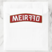 Sticker Rectangulaire Vodka (Sac)