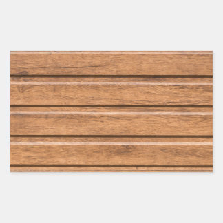 Sticker Rectangulaire Voie Brown qui imite le bois naturel