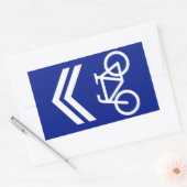 Sticker Rectangulaire Voie cyclable (Enveloppe)