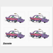 Sticker Rectangulaire Voie rapide de la tortue des marais (Feuille)