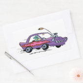 Sticker Rectangulaire Voie rapide de la tortue des marais (Enveloppe)