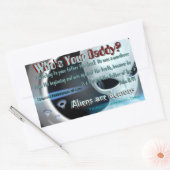 Sticker Rectangulaire voilà ton papa (Enveloppe)