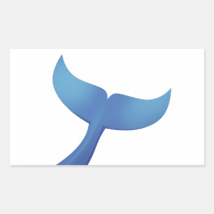 Sticker Rectangulaire Voile de baleine à bosse V2
