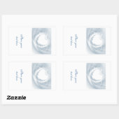 Sticker Rectangulaire Voile de naissance (Feuille)