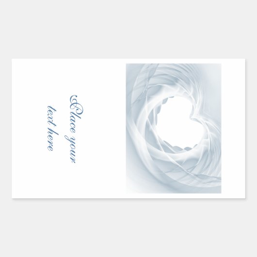 Sticker Rectangulaire Voile de naissance (Devant)