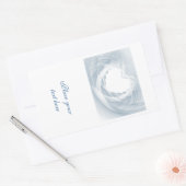Sticker Rectangulaire Voile de naissance (Enveloppe)