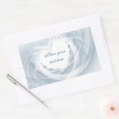 Sticker Rectangulaire Voile de naissance (Enveloppe)