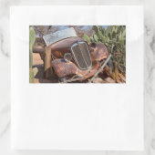 Sticker Rectangulaire Voiture de coffre (Sac)