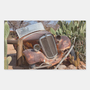 Sticker Rectangulaire Voiture de coffre