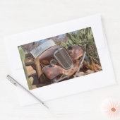 Sticker Rectangulaire Voiture de coffre (Enveloppe)