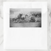 Sticker Rectangulaire Voiture vintage "Auto Polo" Sports (Sac)