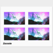 Sticker Rectangulaire Vol du Pegasus (Feuille)