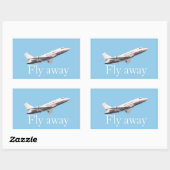 Sticker Rectangulaire Voler (Feuille)