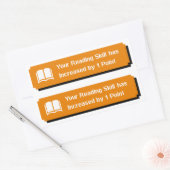 Sticker Rectangulaire Vos Compétences De Lecture Ont Augmenté (Enveloppe)