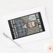 Sticker Rectangulaire Vote Matt Walsh - Fasciste théocratique - SBG4LIFE (Enveloppe)