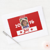 Sticker Rectangulaire Vote pour Young Jeb en 2016 (Enveloppe)