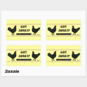 Sticker Rectangulaire Vous avez Javas ? (Feuille)