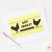 Sticker Rectangulaire Vous avez Javas ? (Enveloppe)