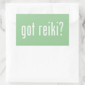 Sticker Rectangulaire Vous avez Reiki ? (Sac)