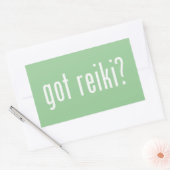 Sticker Rectangulaire Vous avez Reiki ? (Enveloppe)