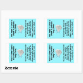 Sticker Rectangulaire Vous devez porter un masque pour éviter les autoco (Feuille)