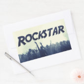 Sticker Rectangulaire Vous êtes une Rockstar ! (Enveloppe)