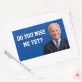 Sticker Rectangulaire Vous Mlle Joe Biden ? (Enveloppe)