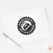 Sticker Rectangulaire Vous Pouvez Aller Rapidement, Mais Le Mien Peut Al (Enveloppe)