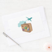 Sticker Rectangulaire Voyage (Enveloppe)