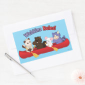 Sticker Rectangulaire Voyage 2 de canoë de règles de Webkinz | Webkinz (Enveloppe)