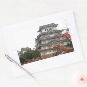 Sticker Rectangulaire Voyage Château Himeji (Enveloppe)