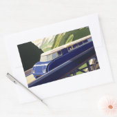 Sticker Rectangulaire Voyage ferroviaire en Europe vintage (Enveloppe)