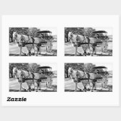 Sticker Rectangulaire Voyage Intemporel (Feuille)
