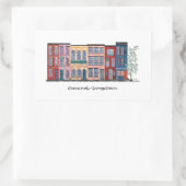 Sticker Rectangulaire Vraiment Georgetown (Sac)