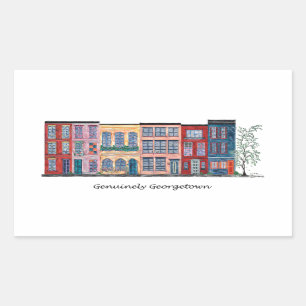 Sticker Rectangulaire Vraiment Georgetown