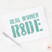 Sticker Rectangulaire Vraiment le tour des femmes (Enveloppe)