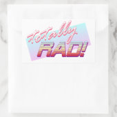 Sticker Rectangulaire Vraiment RAD ! (Sac)