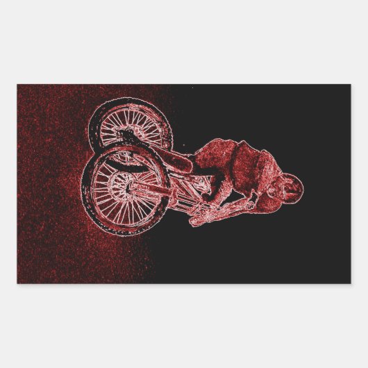 STICKER RECTANGULAIRE VTT (Devant)