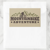 Sticker Rectangulaire VTT aventure (Sac)