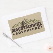 Sticker Rectangulaire VTT aventure (Enveloppe)