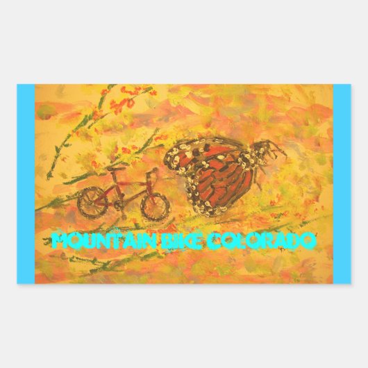Sticker Rectangulaire VTT Colorado (Devant)