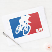 Sticker Rectangulaire VTT étoile (Enveloppe)