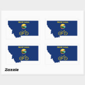 Sticker Rectangulaire VTT Montana (Feuille)