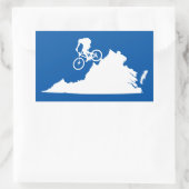Sticker Rectangulaire VTT Virginia (Sac)