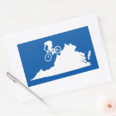 Sticker Rectangulaire VTT Virginia (Enveloppe)