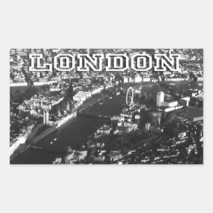 Sticker Rectangulaire Vue aérienne de Londres