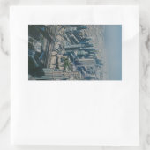 Sticker Rectangulaire Vue de Burj Khalifa, Dubaï (Sac)